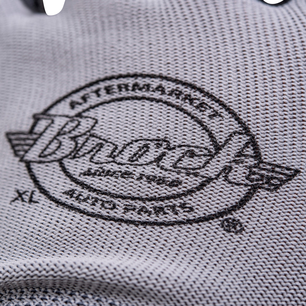 Brock Nitrile Coated Palm – Breathable Woven Nylon With Knitted Wrist Cuff - All-Purpose Work Gloves For Automotive-Industrial-Commercial-Construction-Household Use - Extra Large - 12 Pairs