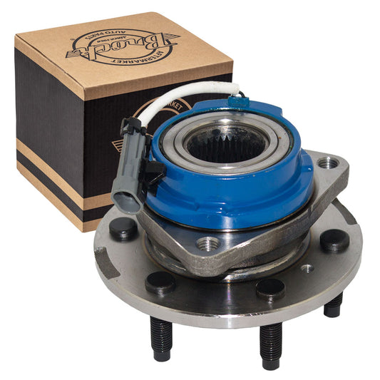 Brock Replacement Front Hub and Wheel Bearing Assembly Compatible with Montana SV6 Uplander Terraza Relay 25999685 513236
