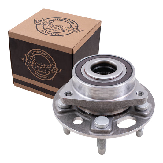 Brock Replacement Front Hub and Wheel Bearing Assembly Compatible with 2010-2016 Equinox Terrain 13589507