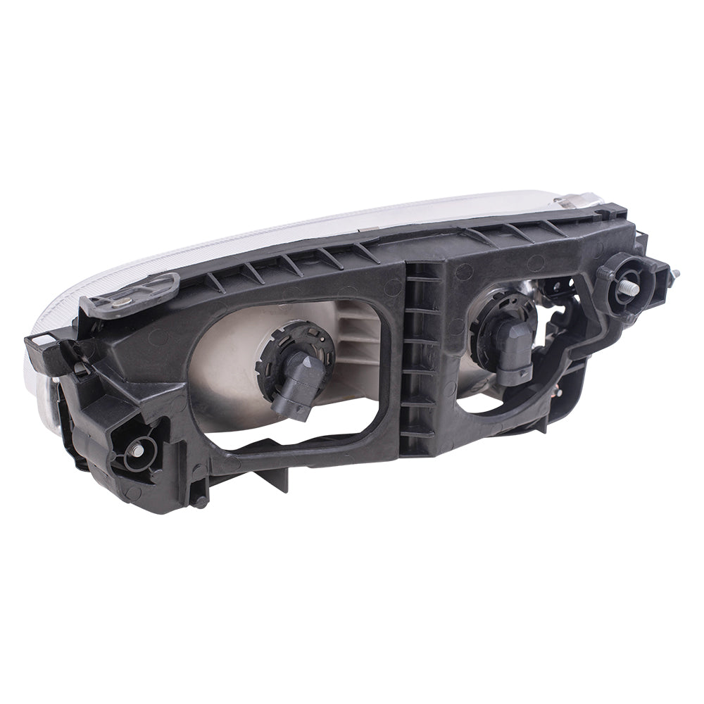 Brock Replacement Driver and Passenger Set Headlights Compatible with 1993-1997 Prizm 94852390 94852389
