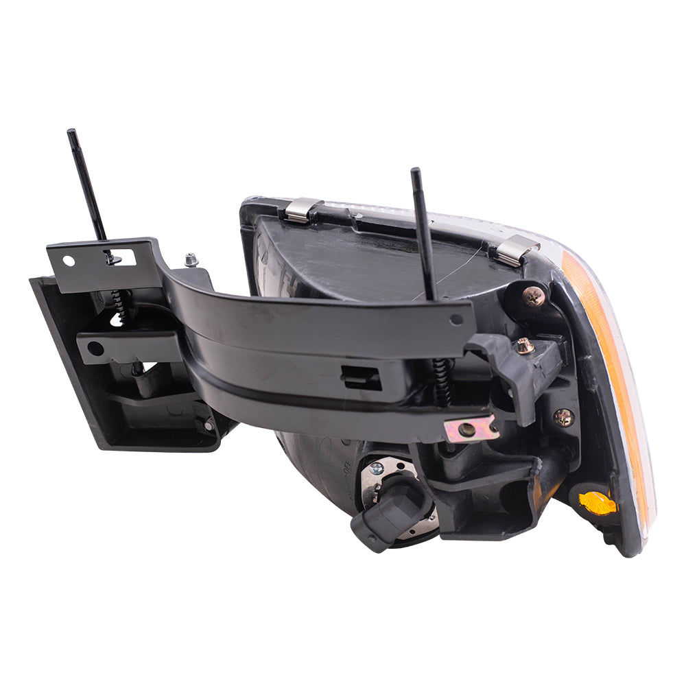 Brock Replacement Passenger Side Halogen Combination Headlight Assembly Compatible with 1995-1997 Blazer 16525162