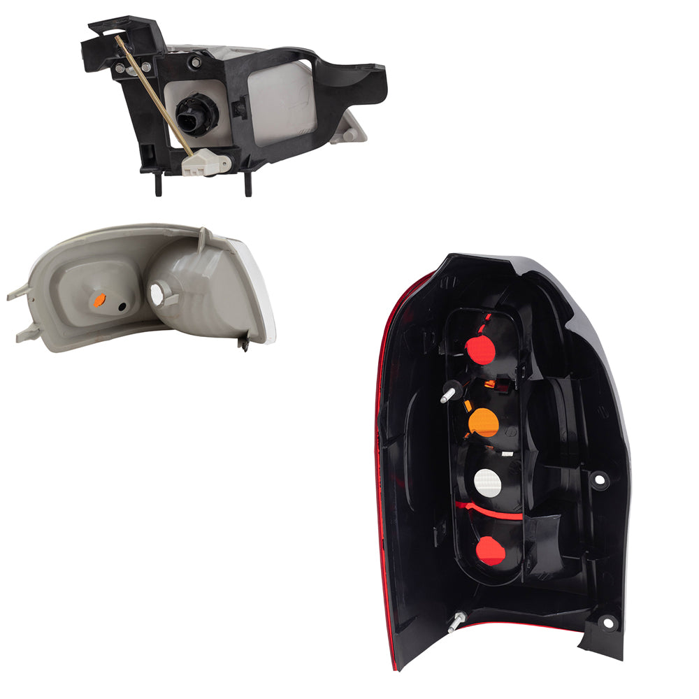 Brock Headlights fit Venture Silhoutte Montana Trans Sport 6 Pc Tail Light Signal Lamp