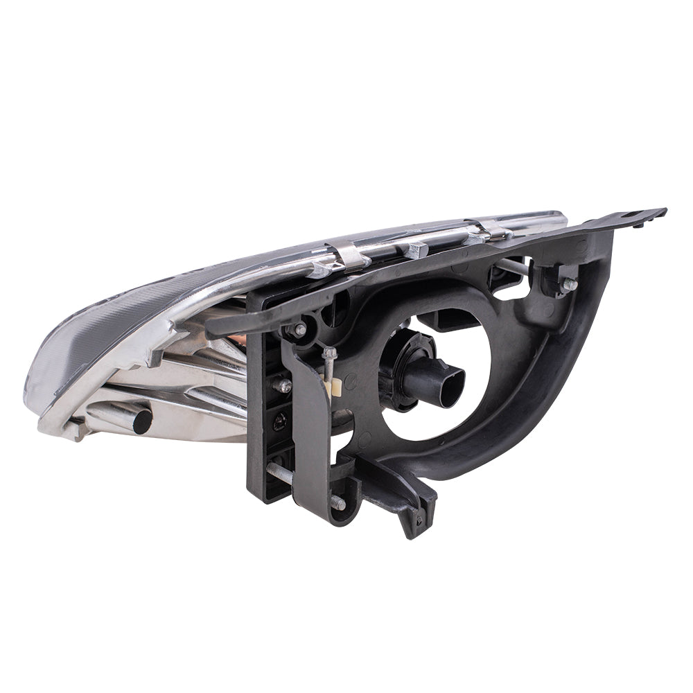 Brock Replacement Driver and Passenger Set Halogen Headlights Compatible with 95-02 Sunfire 16530151 16530152