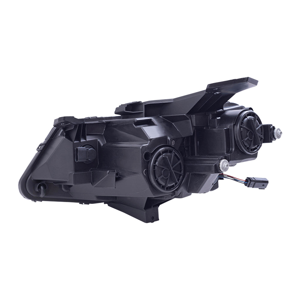 Brock Aftermarket Replacement Passenger Right Halogen Combination Headlight Assembly Compatible With 2016-2018 Chevy Camaro