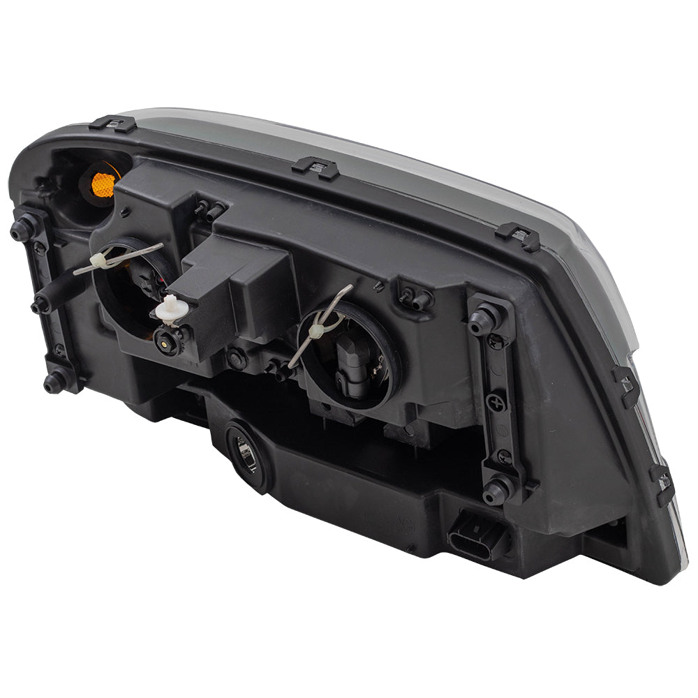 Brock Replacement Driver Headlight Assembly Compatible with 2002-2009 Trailblazer & 02-06 EXT w/ Full Width Grille Bar 25970915