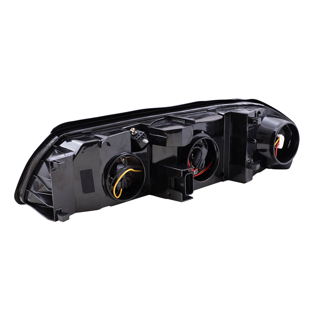 Brock Replacement Driver and Passenger Set Headlights Compatible with 2004-2005 Impala 10356097 10356098