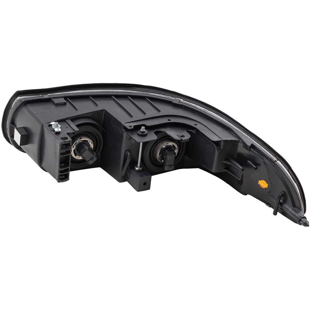 Brock Replacement Passenger Headlight Fluted High Beam Compatible with 2000-2005 LeSabre 19245370