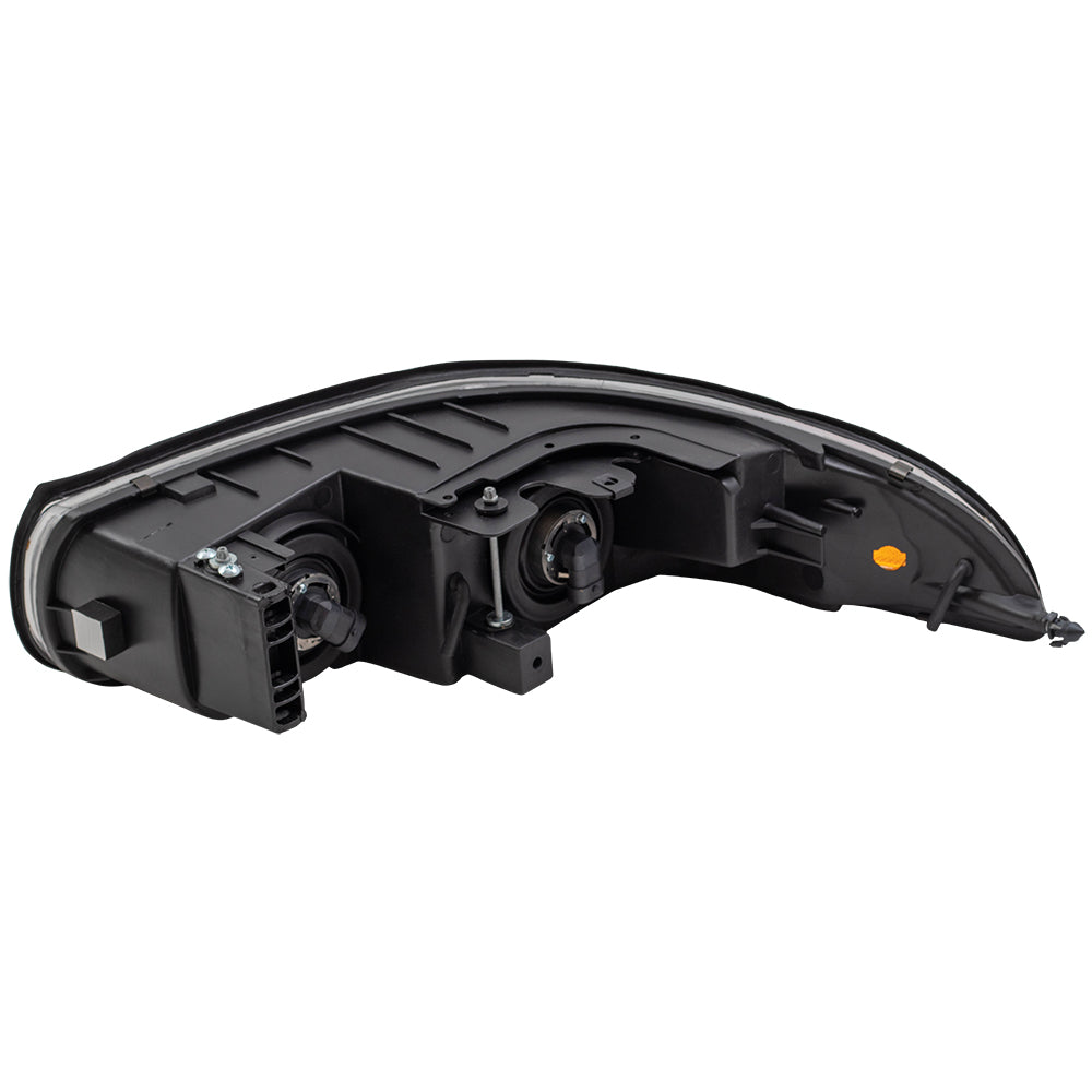 Brock Replacement Driver and Passenger Set Headlights with Smooth High Beam Compatible with 2000 LeSabre 19245373 19245368
