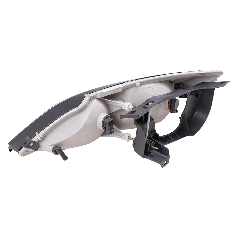Brock Replacement Driver and Passenger Set Headlights Compatible with 2003 2004 2005 Sunfire 22713668 22713667