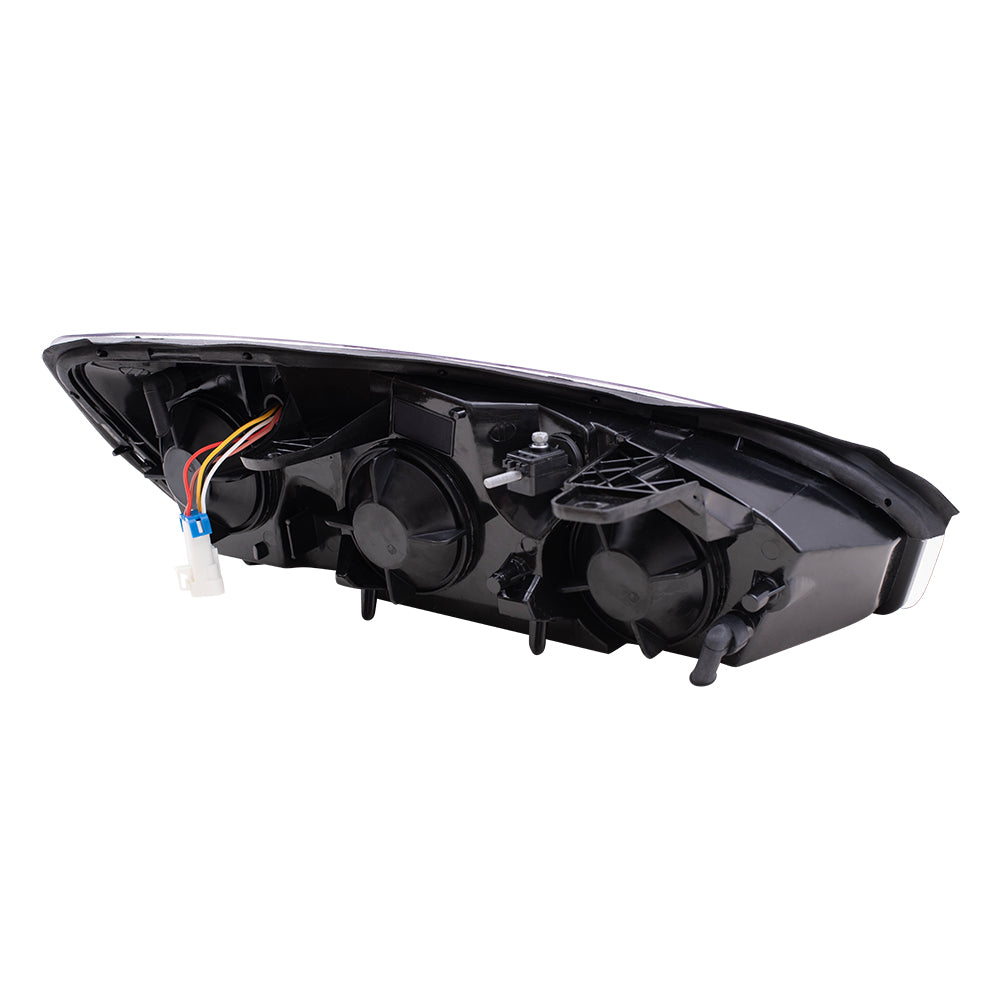 Brock Replacement Driver and Passenger Set Headlights Compatible with 2004-2007 Malibu Malibu Maxx 2008 Malibu Classic