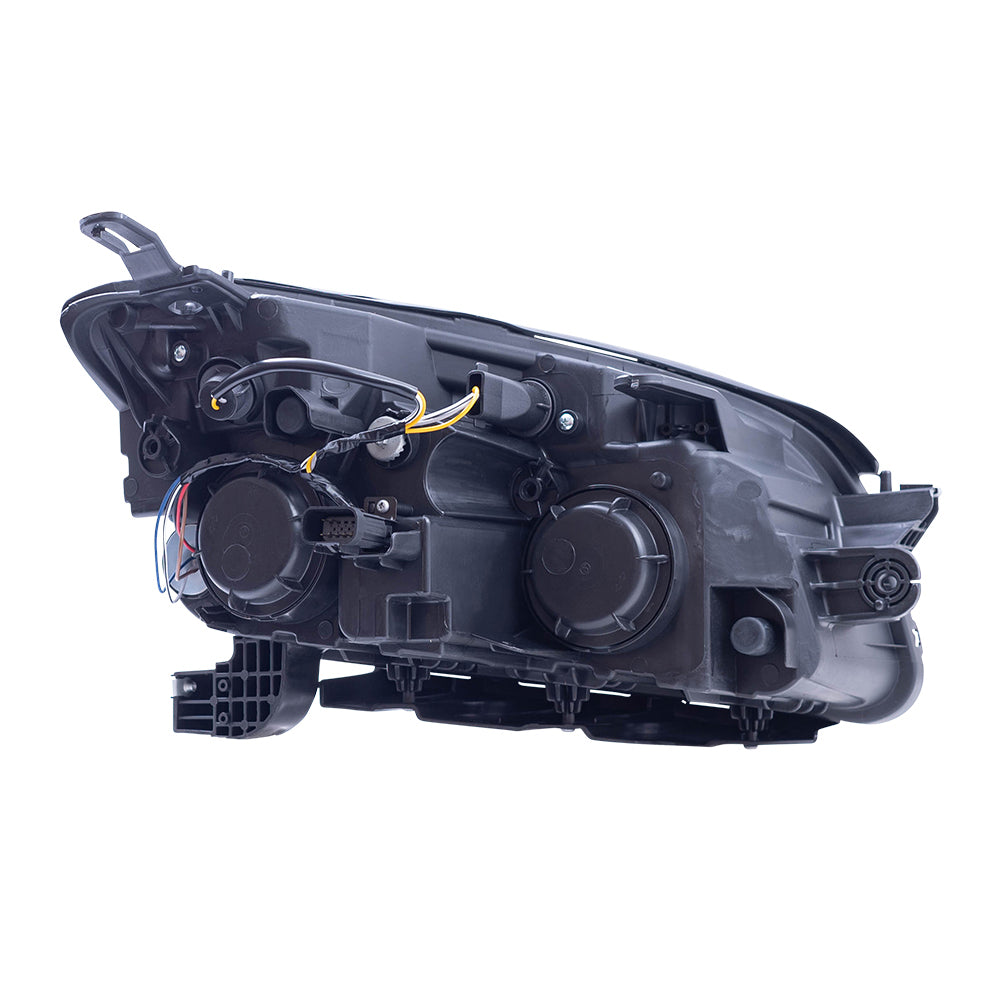 Brock Aftermarket Replacement Driver Left Halogen Combination Headlight Assembly Compatible With 2013-2016 Chevy Trax