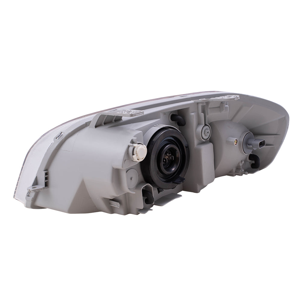 Brock Replacement Driver and Passenger Set Headlights Compatible with 2007-2011 Aveo Sedan 96650525 96650526