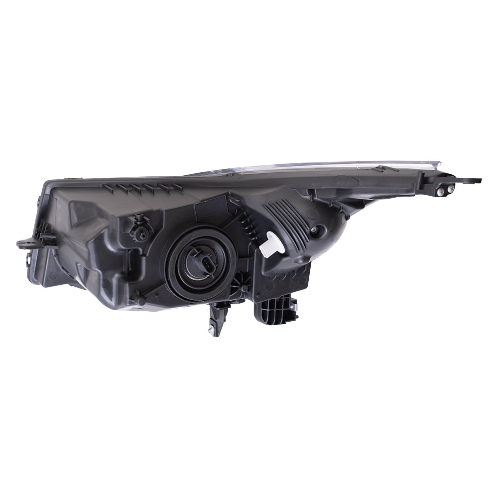 Brock Replacement Passenger Side Headlight Assembly with Clear Signal Trim Compatible with 2012-2015 Cruze & 2016 Cruze Limited
