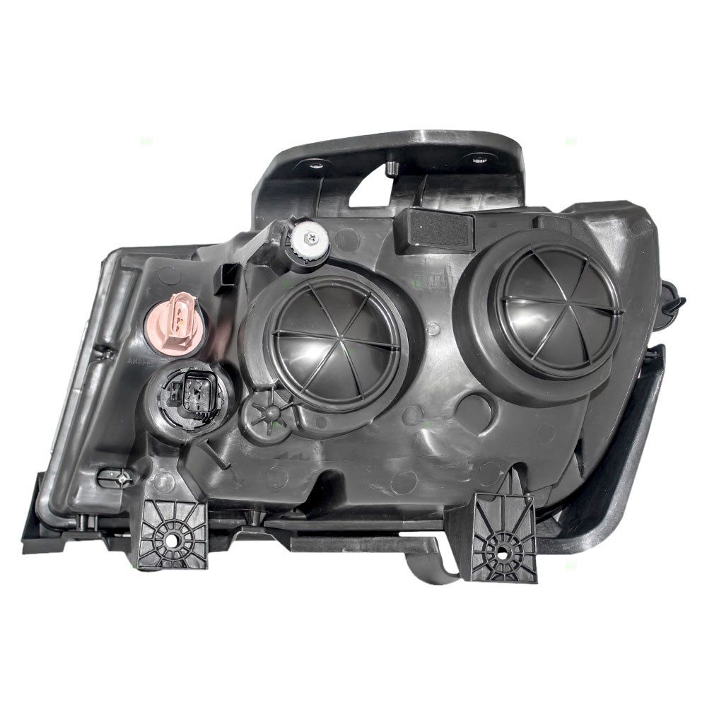 Brock Replacement Passenger Halogen Headlight Lens Compatible with 2014 2015 Camaro Coupe Convertible 23187850