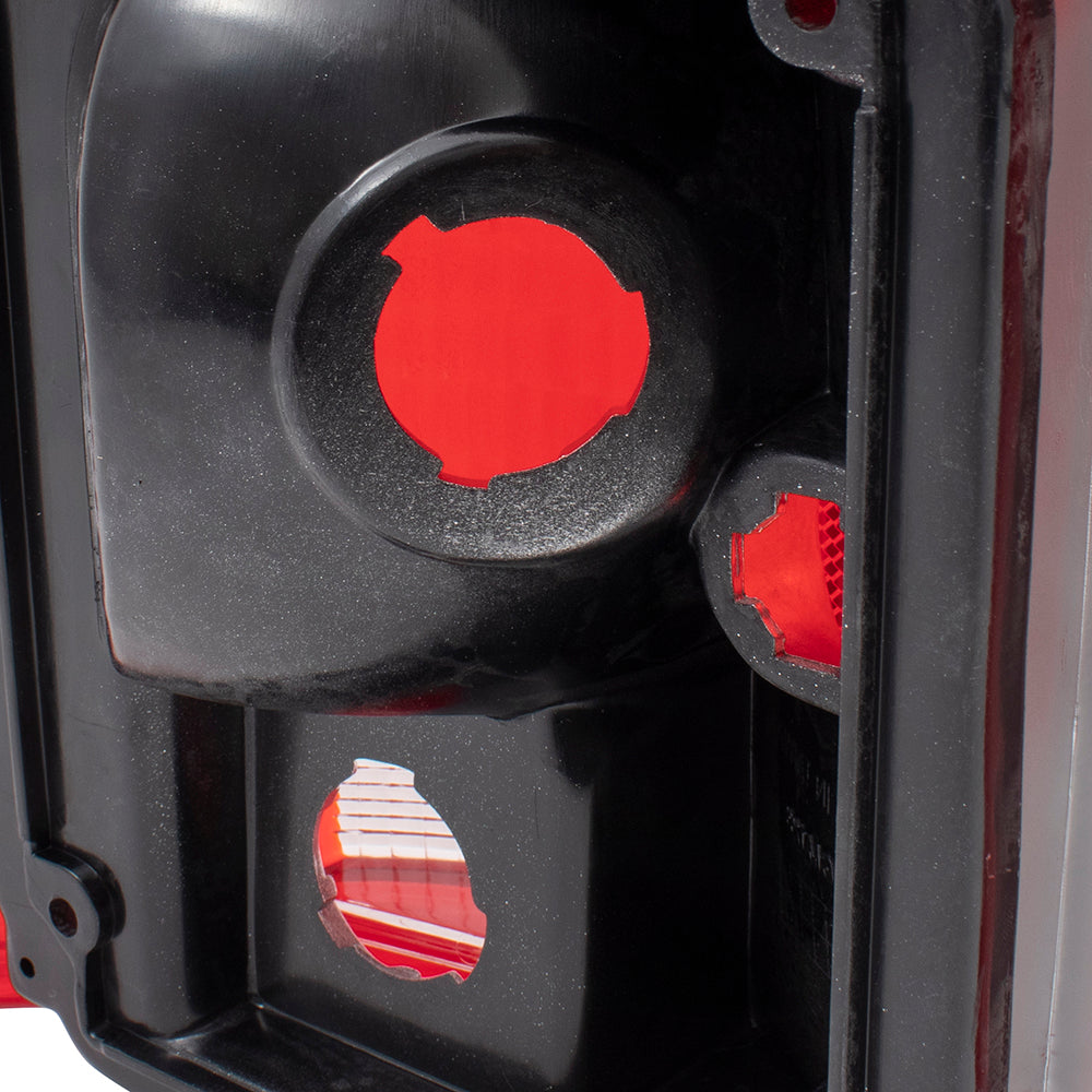 Brock Replacement Driver and Passenger Set Tail Lights Compatible with 1973-1991 Blazer Suburban Jimmy Pickup Truck 5965771 5965772