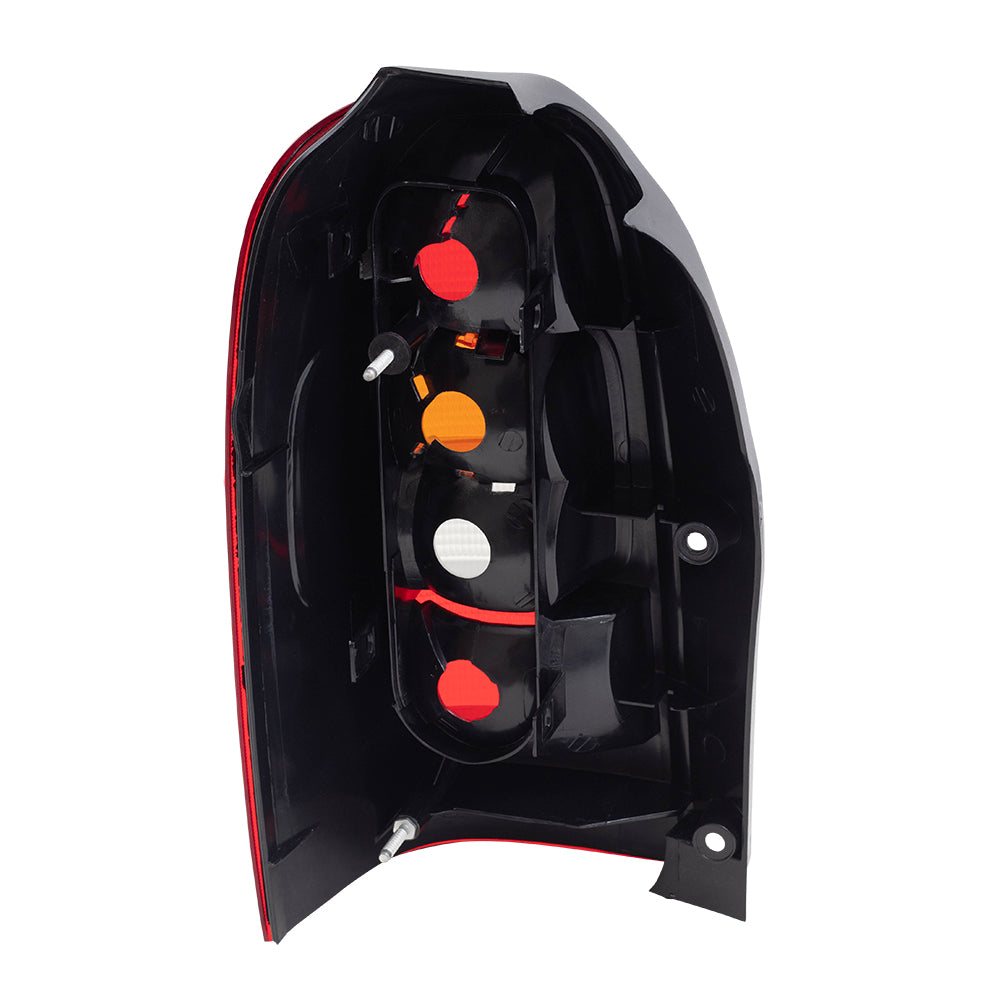 Brock Replacement Driver and Passenger Set Tail Lights Compatible with 1997-2005 Trans Sport Venture Montana Silhouette Van 10353279 19206746