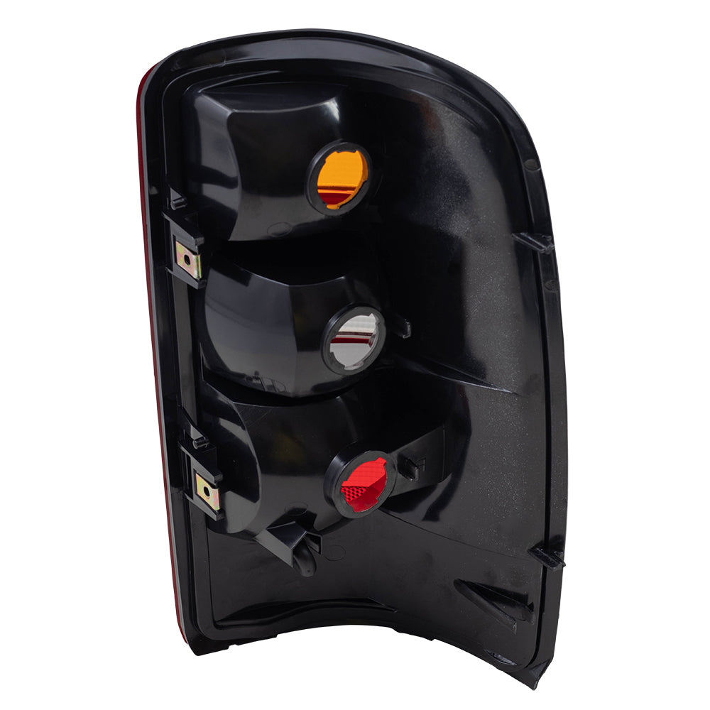 Brock Replacement Driver Tail Light Compatible with 2000-2003 Tahoe Yukon & Yukon XL Suburban 15198449