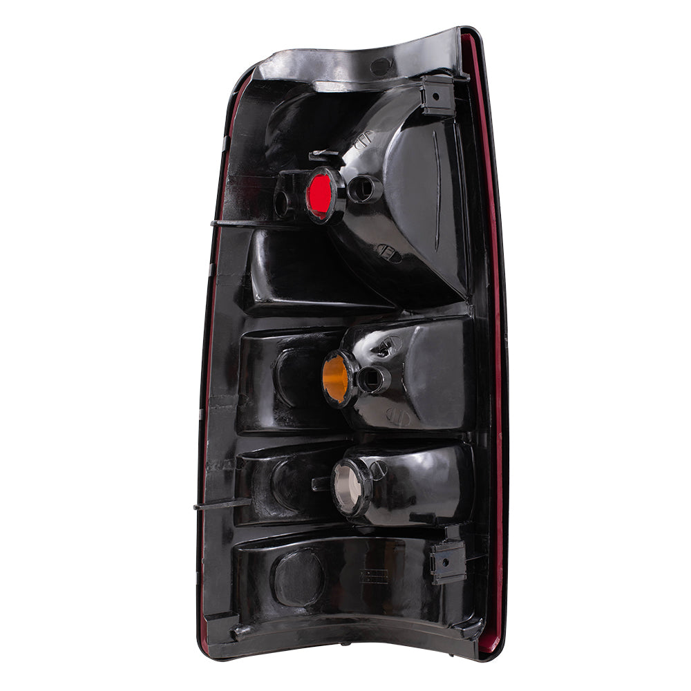 Brock Replacement Driver and Passenger Set Tail Lights Compatible with 2001-2003 Silverado Sierra 3500 Fleetside Pickup Truck 19169019 19169020