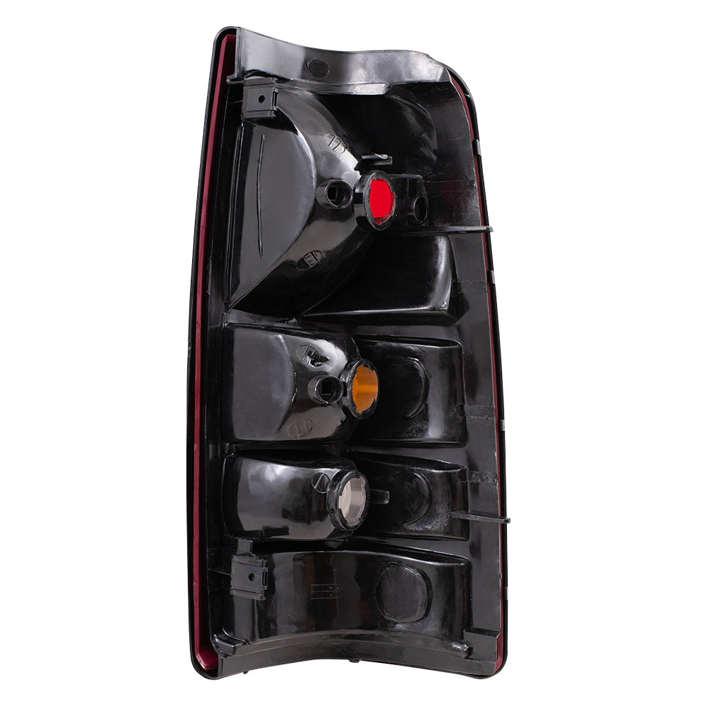 Brock Replacement Driver Tail Light Compatible with 2001-2003 Silverado Sierra 3500 Fleetside Pickup Truck 19169019