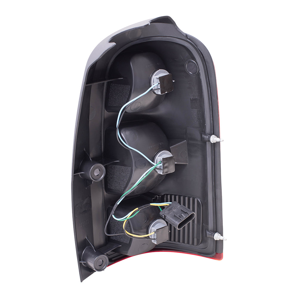 Brock Replacement Driver Tail Light Compatible with 05-07 Montana SV6 Relay Terraza Uplander 15787131