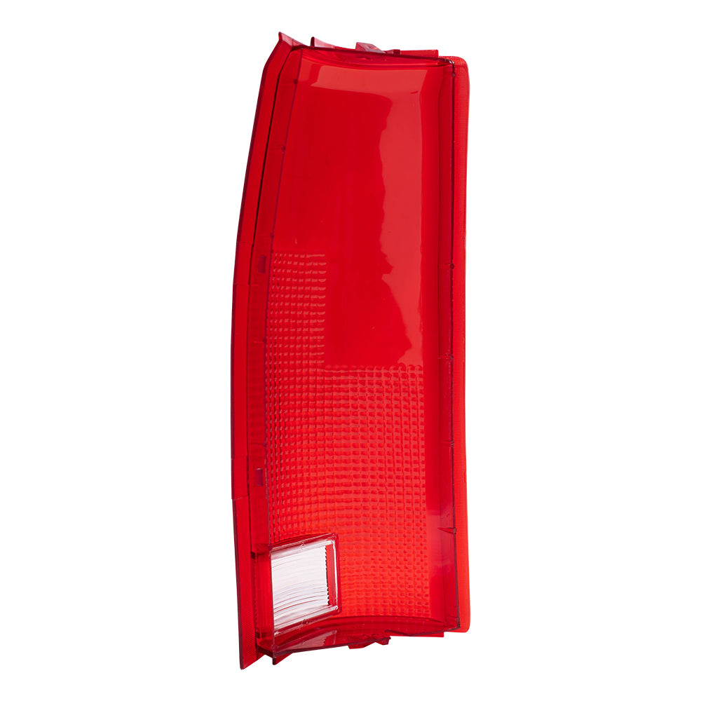 Brock Replacement Driver Tail Light Lens Compatible with 1988-2000 C/K Pickup Truck 16506355