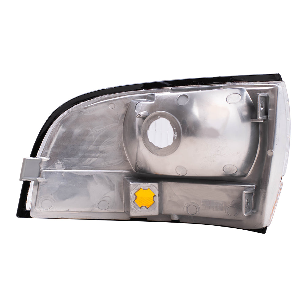 Brock Replacement Driver Park Signal Front Marker Light Compatible with 92-96 LeSabre 91-96 Park Avenue 16512683