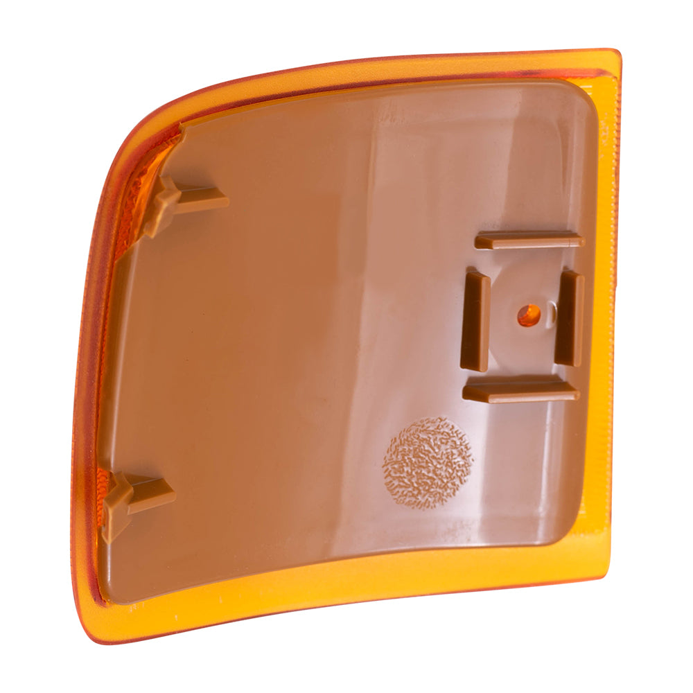 Brock Replacement Driver and Passenger Set Upper Signal Side Marker Light Compatible with 1996-2002 Express Van 5977399 5977400