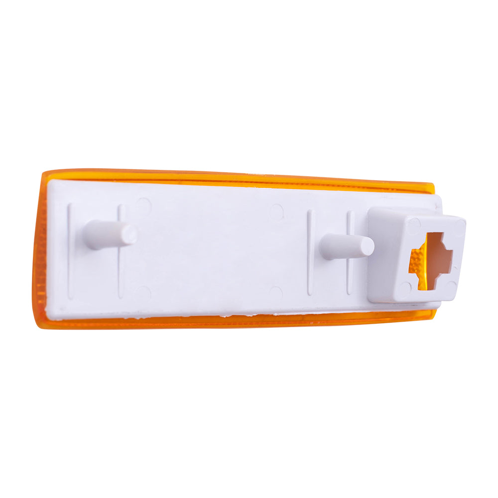 Brock Replacement Passenger Signal Side Marker Light Compatible with 83-94 S10 Blazer S15 Jimmy S10 S15 Pickup Truck