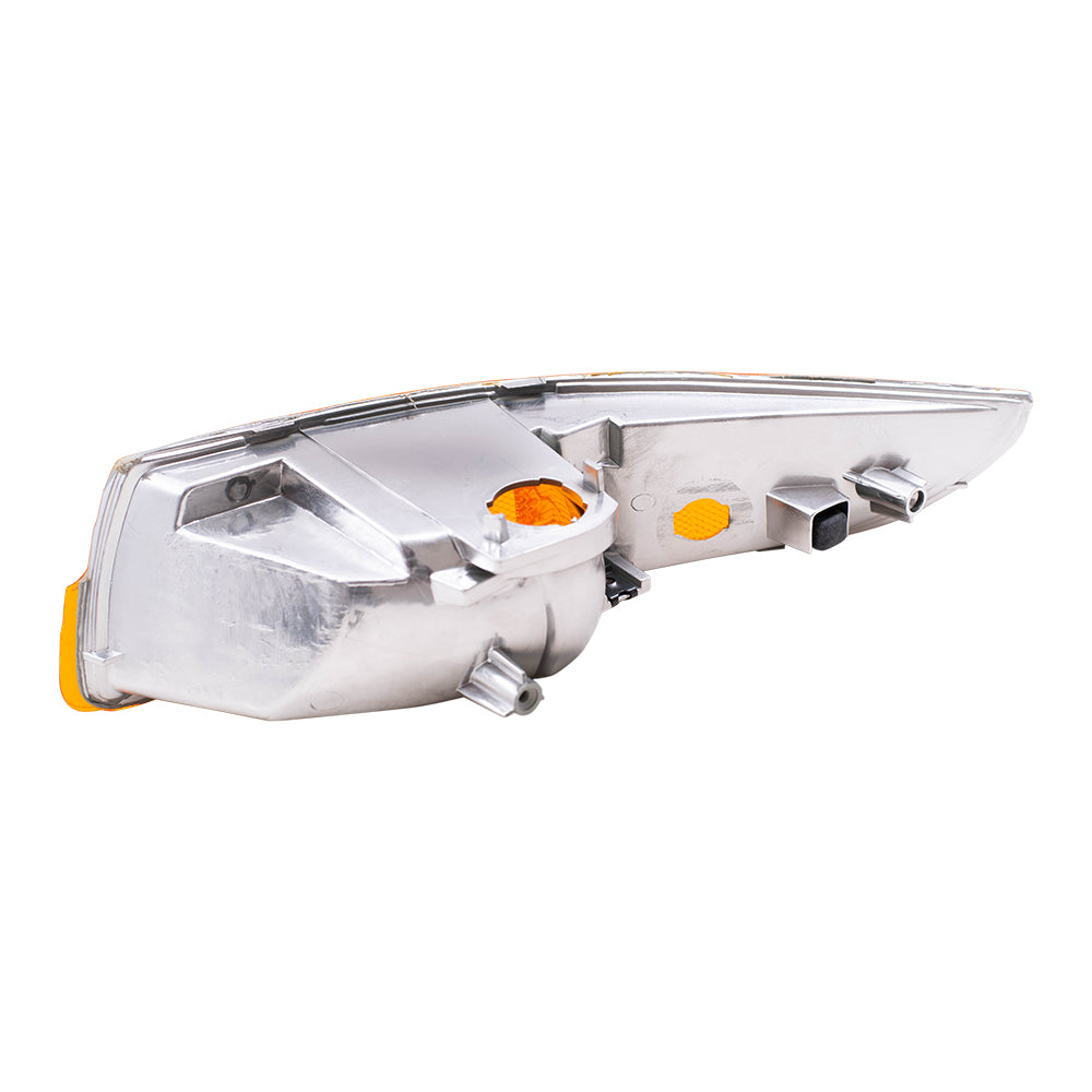 Brock Replacement Driver and Passenger Set Park Signal Side Marker Lights Compatible with 1993-2002 Camaro 5978551 5978552
