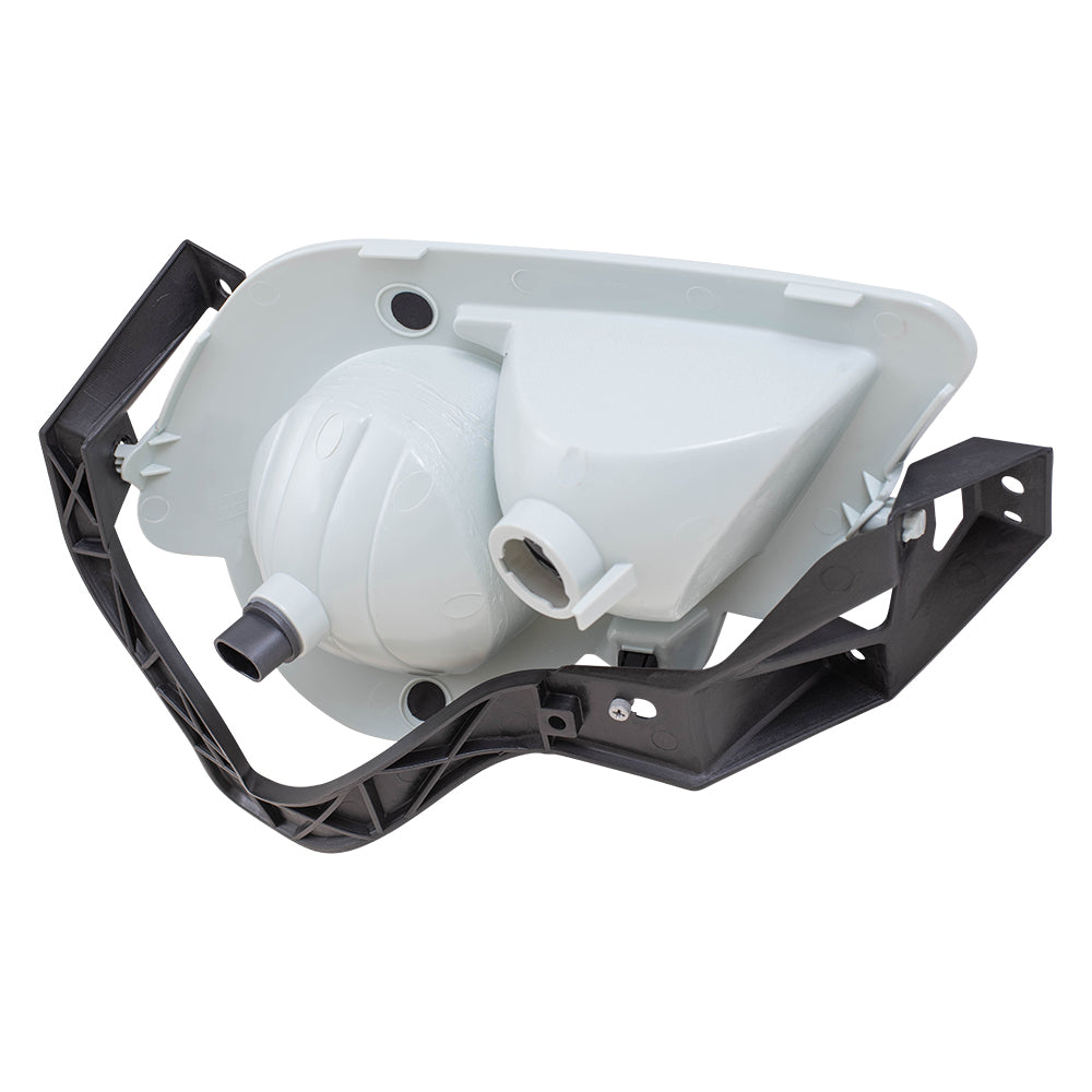 Brock Replacement Driver and Passenger Set Fog Lights Compatible with 2002-2006 Avalanche Pickup Truck with Body Cladding 15040361 15040362