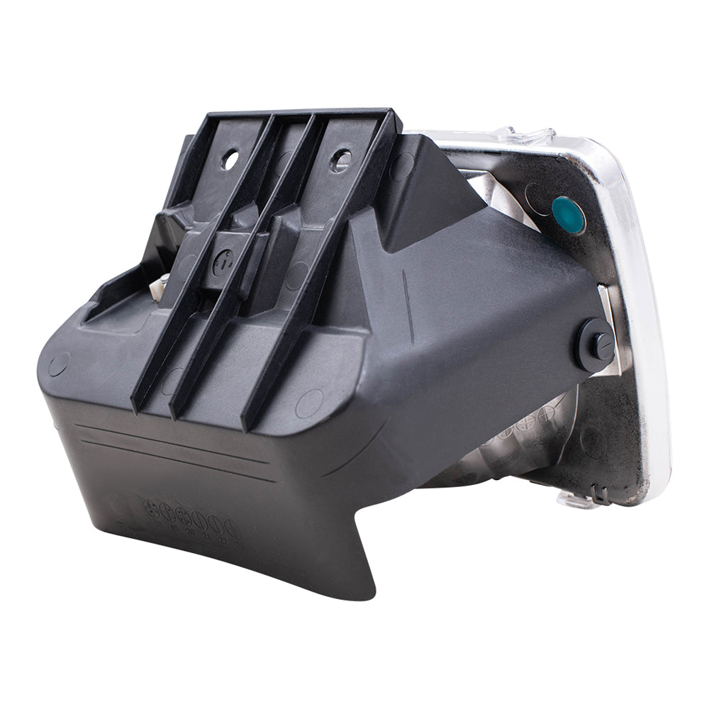 Brock Replacement Set Fog Lights Compatible with 2004-2012 Colorado Canyon Pickup Truck 15898306