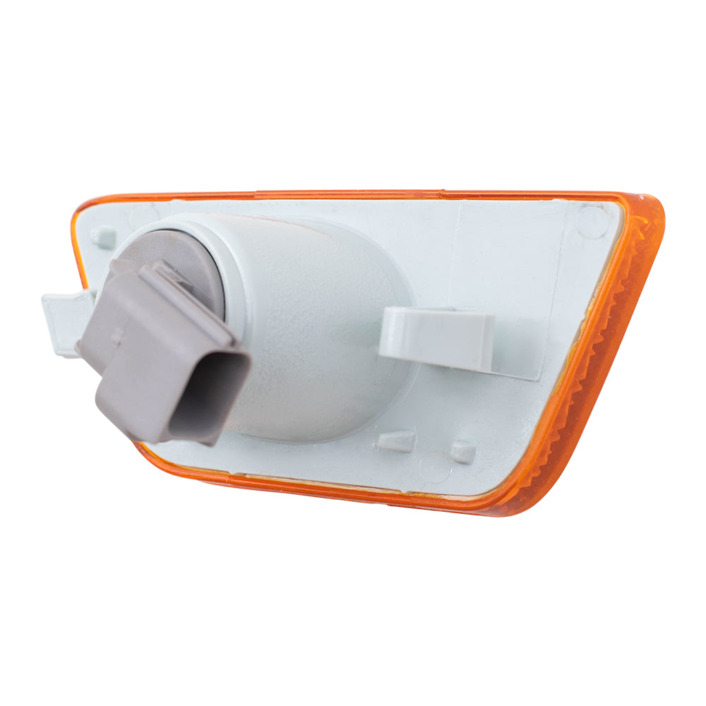 Brock Replacement Driver and Passenger Set Front Park Signal Side Marker Lights Compatible with 11-15 Cruze & Cruze Limited 42334144 42334145