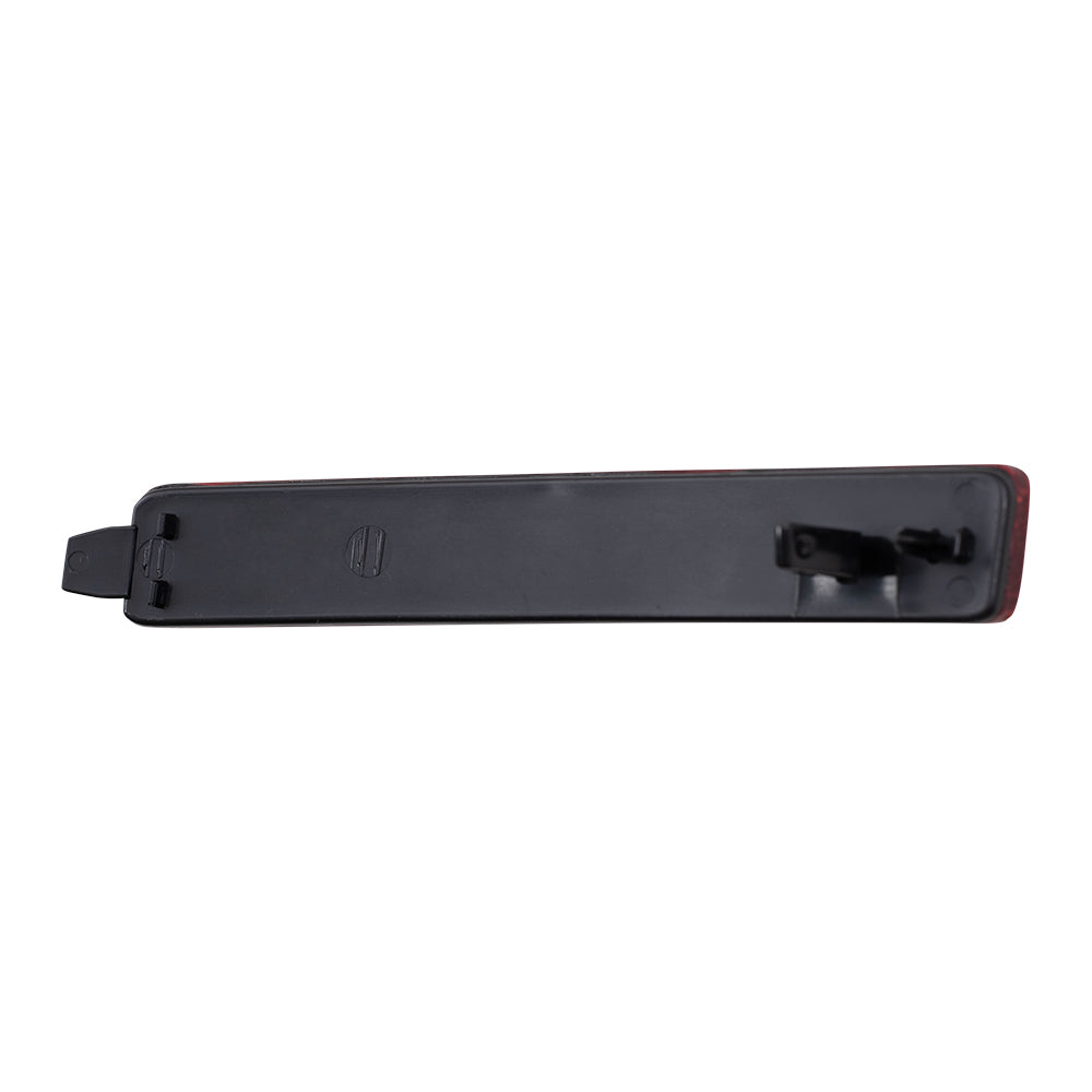 Brock Replacement Passenger Rear Bumper Reflector Light Compatible with Acadia Outlook SRX Traverse 25881882 2831100