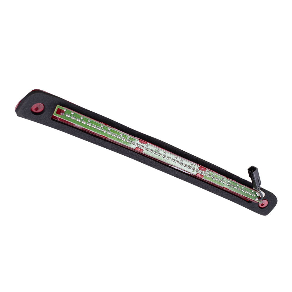 Brock Replacement Rear Third 3rd Brake CHMSL Center High Mount Stop Light Lamp Compatible with Van 15264475