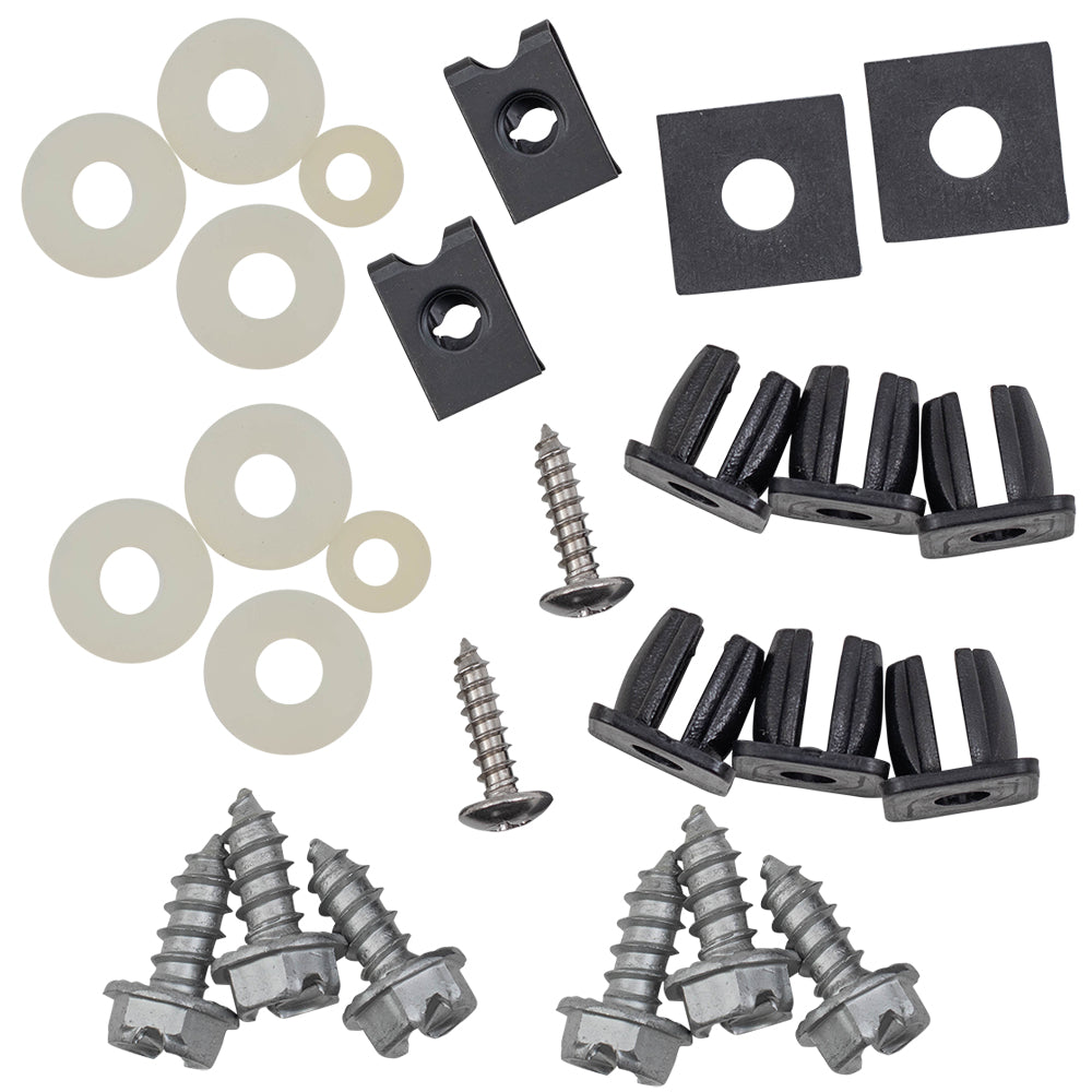 Brock Replacement Set Manual Side Door Stainless Steel Low Mount Mirrors Compatible with 1973-1991 C/K/R/V Pickup Truck SUV 996220