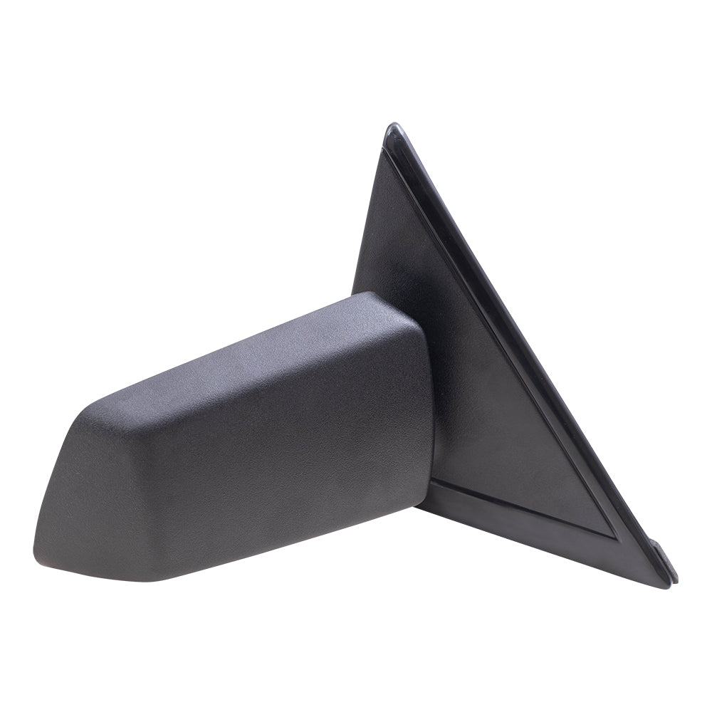 Brock Replacement Passenger Manual Side Door Mirror Type Textured Compatible with 1994-2004 S10 Sonoma Pickup Truck 15977934