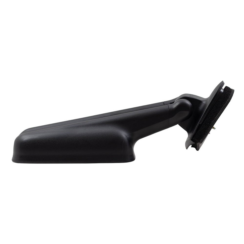 Brock Replacement Passenger Manual Telescopic Tow Mirror with Spotter Glass Compatible with 1999-2007 Silverado Sierra Pickup Truck