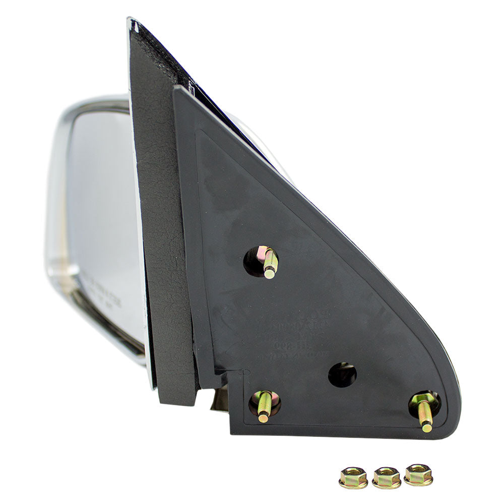 Brock Replacement Driver Manual Chrome Specialty Mirror Compatible with C/K Pickup Suburban Blazer Yukon Tahoe