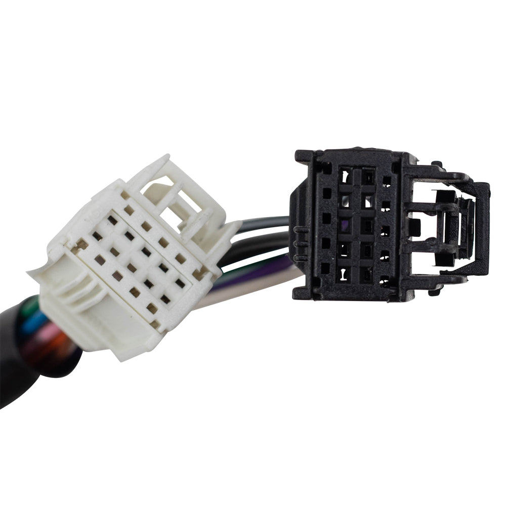 Replacement Set Driver and Passenger Power Door Mirrors Heated Textured Black Cap Compatible with 2009-2013 Silverado Pickup Truck