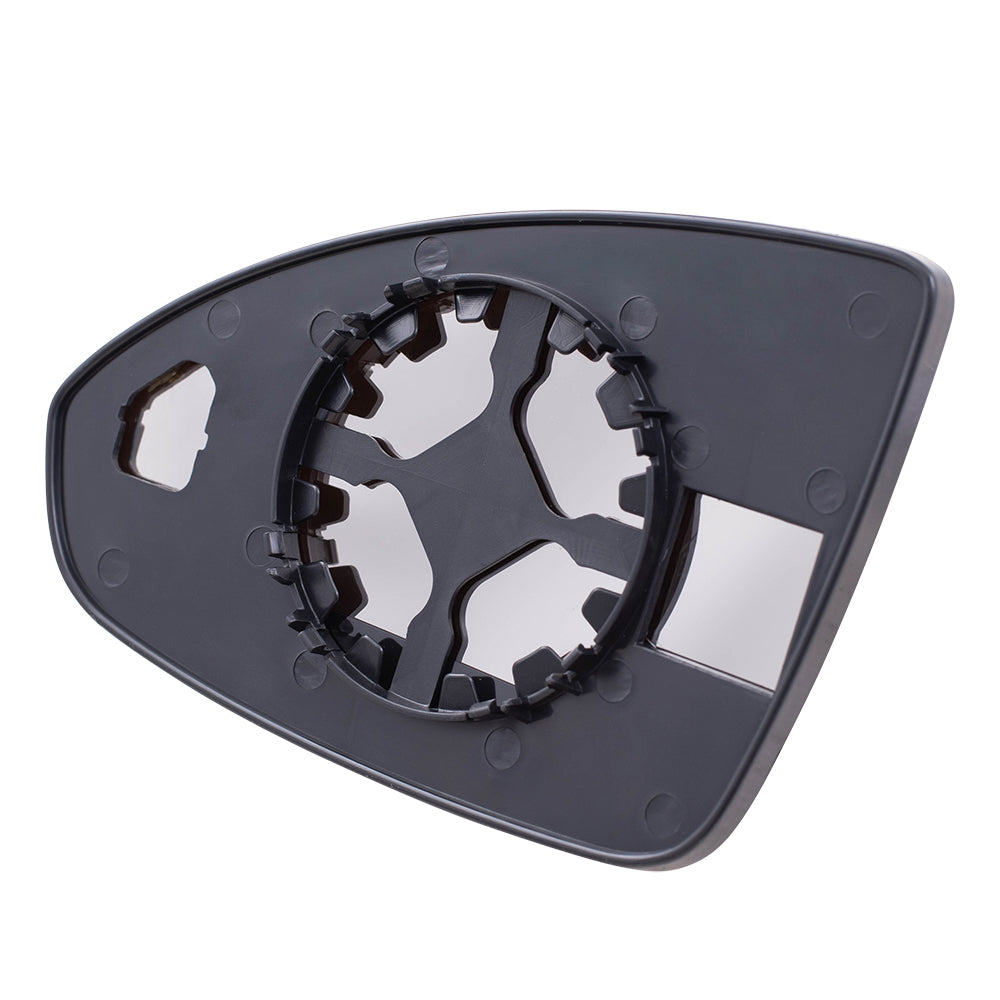Brock Replacement Set Driver and Passenger Door Mirror Glass & Bases Compatible with 2011-2015 Cruze 2016 Cruze Limited 95215096 95215095