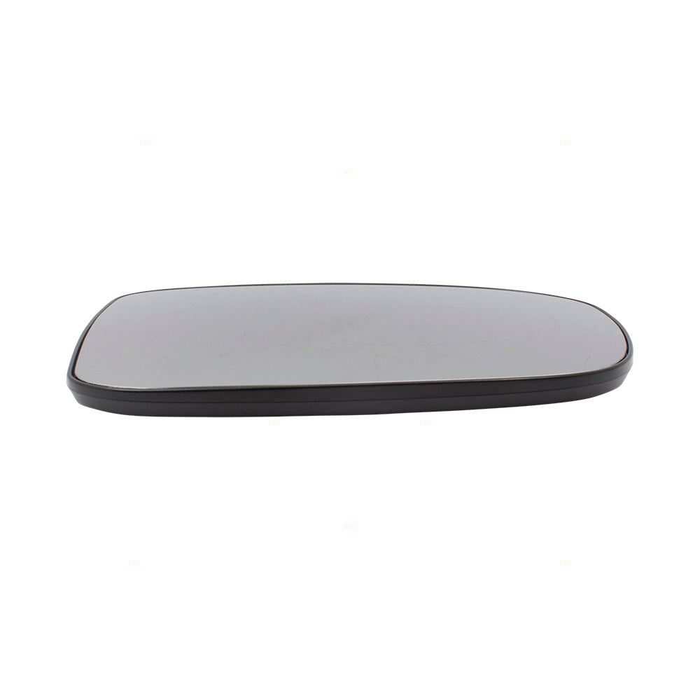 Brock Replacement Passenger Side Door Outside Single Mirror Glass & Base Sail Mounted Compatible with 96-02 Express Savana Van