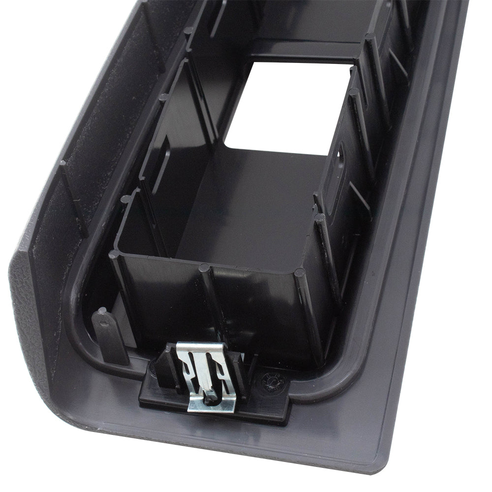 Power Window Master Switch Bezel fits 03-07 Silverado Sierra Driver Dark Gray