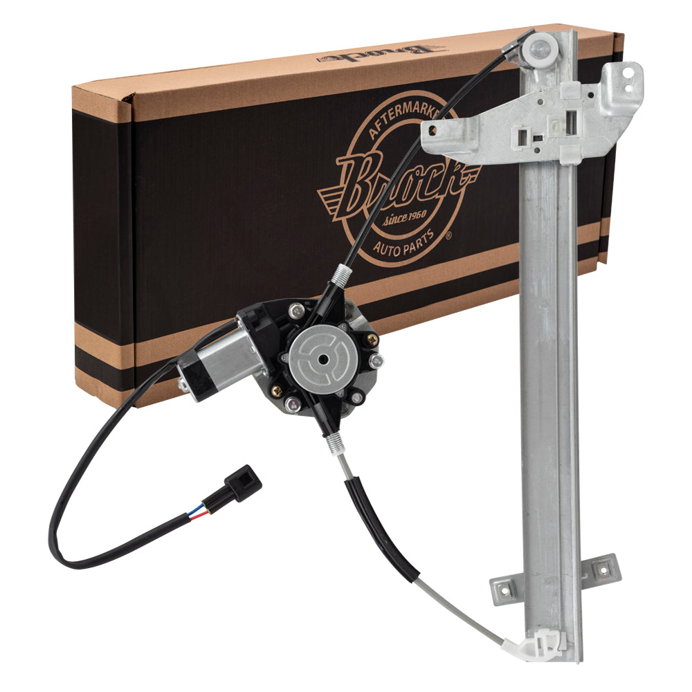 Brock Replacement Driver Front Power Window Regulator with Lift Motor