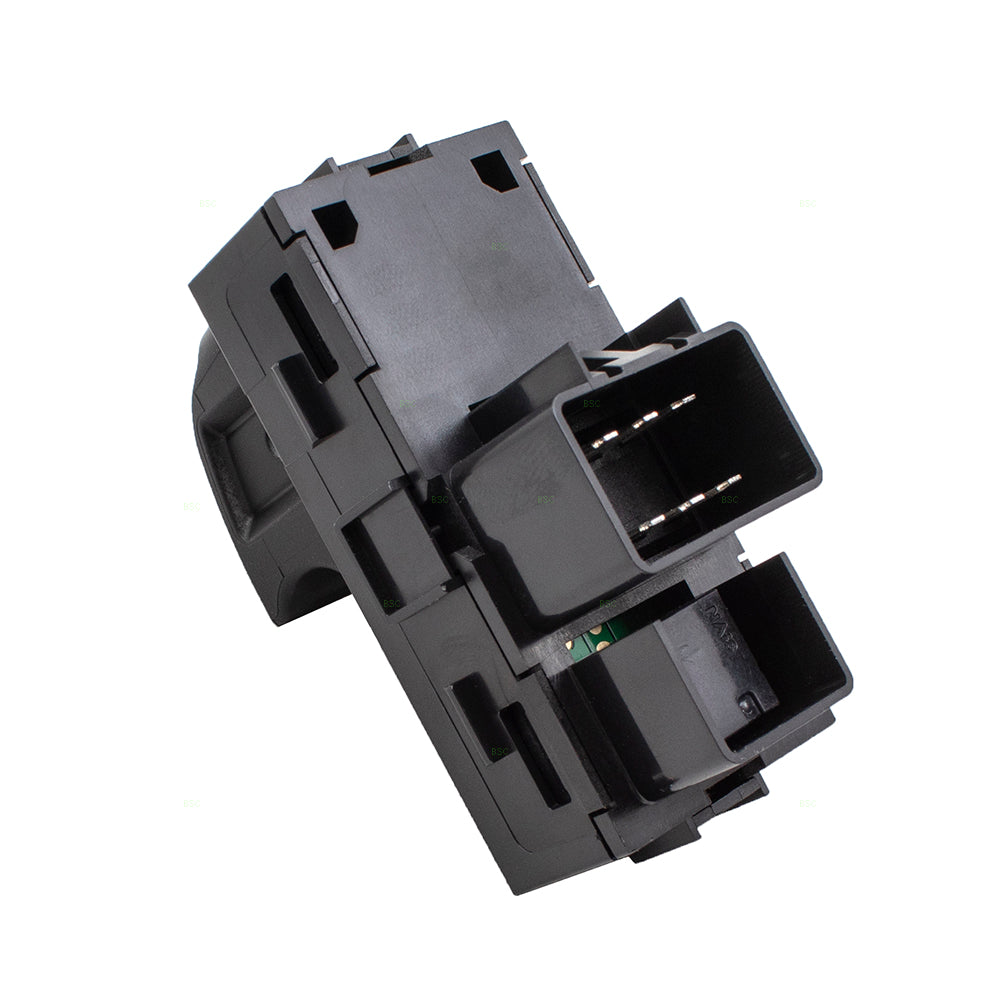 Brock Replacement Electric Power Window Switch w/ 1 Button Front Right Rear Left/Right Compatible with 07-13 Silverado Sierra Pickup Avalanche Truck Yukon & XL 22895545