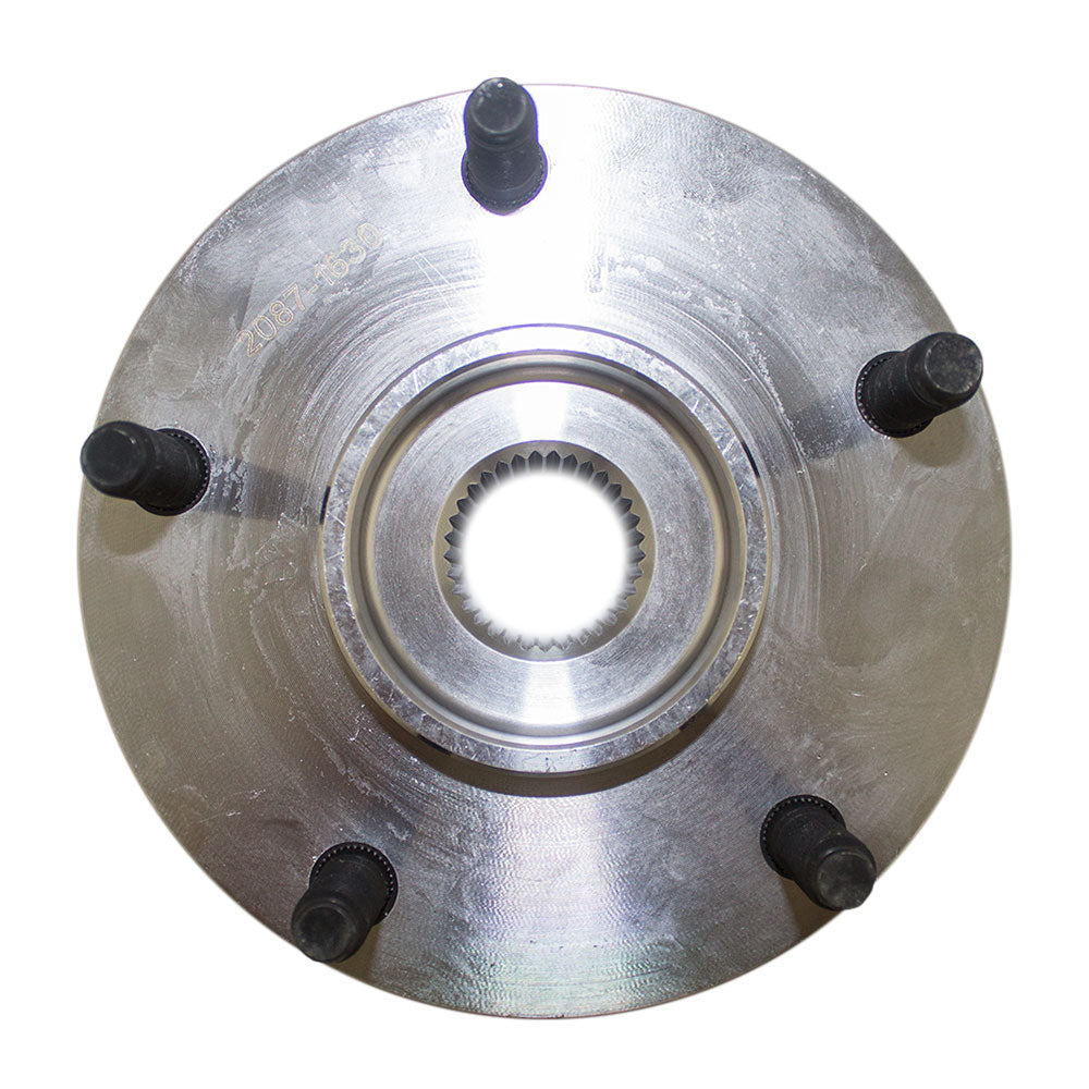 Brock Replacement Front Wheel Hub with Bearing Assembly Compatible with 1994-1996 1500 1997-1999 1500 Pickup Truck 4WD Rear-Wheel ABS 52008220