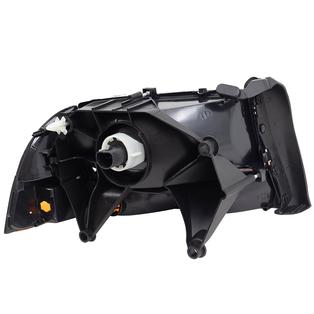 Brock Replacement Replacement Driver Composite Headlight Headlamp with Park Signal Lamp Compatible with 1998-2004 Dakota 55055111AI