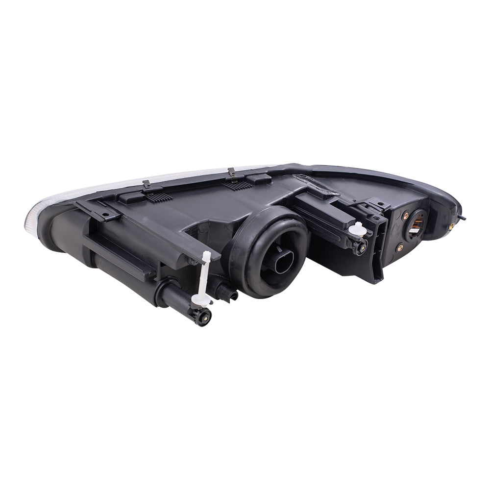 Brock Replacement Set Driver and Passenger Headlights Compatible with 1996-2000 Sebring Convertible 5263987AB 5263986AB