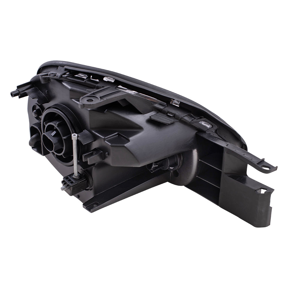 Brock Replacement Driver Headlight with Chrome Bezel Compatible with 2003-2005 Neon 5303551AI