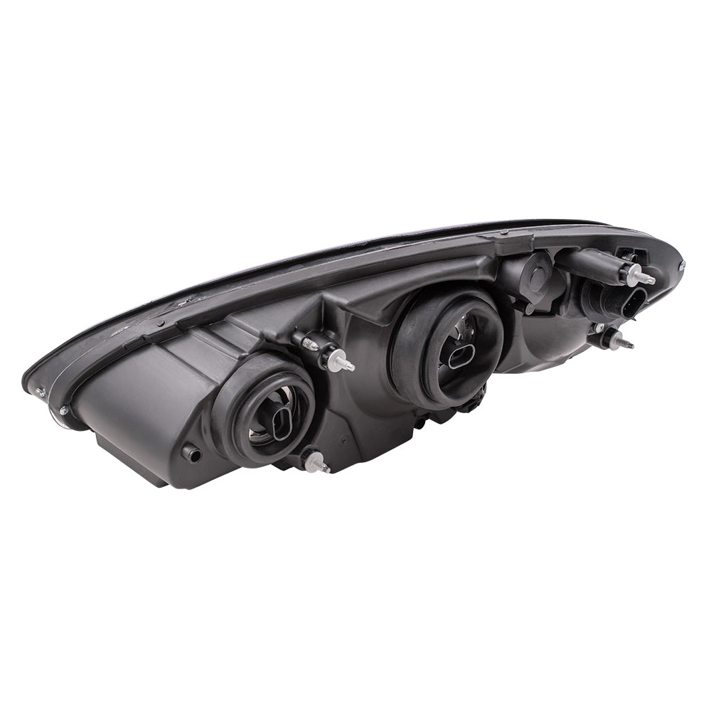 Brock Replacement Set Driver and Passenger Halogen Headlights Compatible with 2006-2010 PT Cruiser 5116043AB 5116042AB
