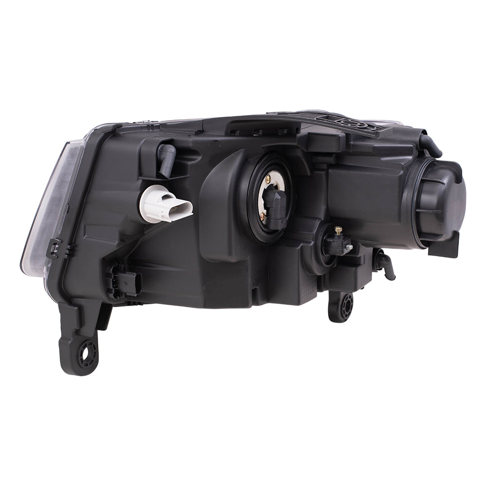 2014-2016 Jeep Grand Cherokee Halogen Combination Headlight Assembly With Black Bezel RH